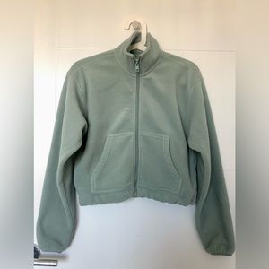 Aritzia TNA Polar Zip-up Sweater XS